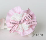 Pink Floral Hair Clips (TC158-TC162)