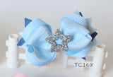 Glitter Star Elegant Big Bow Hair Clips (TC167-TC169)