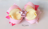 Glitter Star Elegant Big Bow Hair Clips (TC167-TC169)