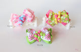 Floral Big Bow Hair Clips (TC170-TC172)