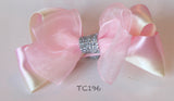 Pink Big Bow Hair Clips (TC194-TC197)