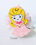 Mermaid, Elsa Hair Clips (TC225-TC227)