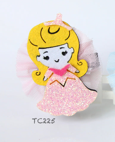 Mermaid, Elsa Hair Clips (TC225-TC227)