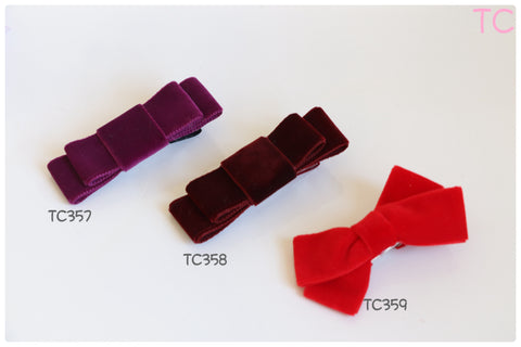 Velvet Hair Clip (TC357-TC359)