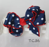 Colorful Bows Hair Clips (TC34-TC39)