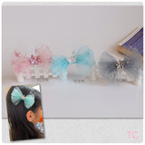 Big Bow glitter Star Hair Clips (TC378-TC380)