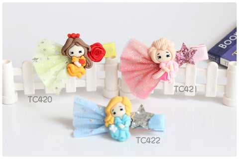 Princess Big Bow Hair Clip (TC420-TC422)