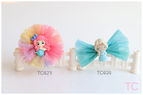 Princess Big Bow Hair Clip (TC423-TC424)