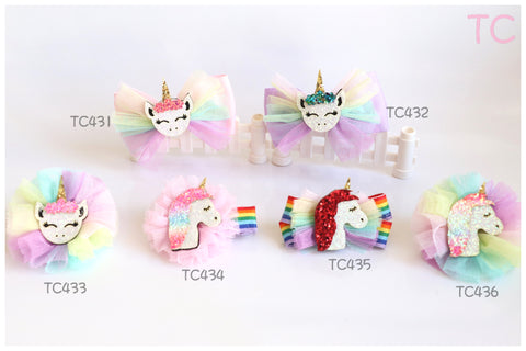 Unicorn Hair Clip (TC431-TC436)