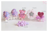 Pink and Purple Hair Clips (TC449-TC453)