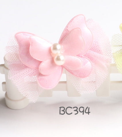 Tulle Butterfly Baby Hair Clip (BC394-BC397)