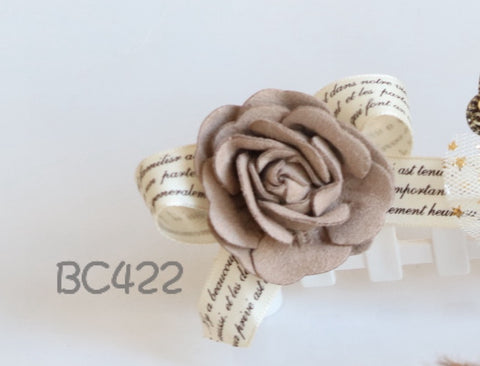 Beige Hair Clips (BC422-BC431)