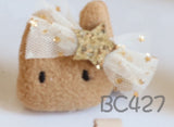 Beige Hair Clips (BC422-BC431)