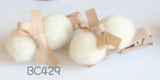 Beige Hair Clips (BC422-BC431)