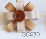 Beige Hair Clips (BC422-BC431)