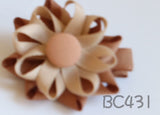 Beige Hair Clips (BC422-BC431)