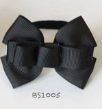 School Hair Accessories, Black (BS1001-BS1006)