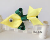 School Hair Accessories, Yellow/ Dark Green/ Good Hope (BS1021-BS1022)