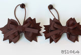 Brown School Hair Accessories, Brown (BS1063-BS1066)