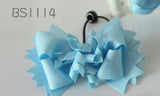 School Hair Accessories, Navy/ Royal Blue/ Light Blue/ DGJS (BS1112-BS1125)