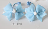 School Hair Accessories, Navy/ Royal Blue/ Light Blue/ DGJS (BS1119-BS1121)