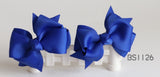 School Hair Accessories, Royal Blue/ DGJS (BS1126-BS1127)