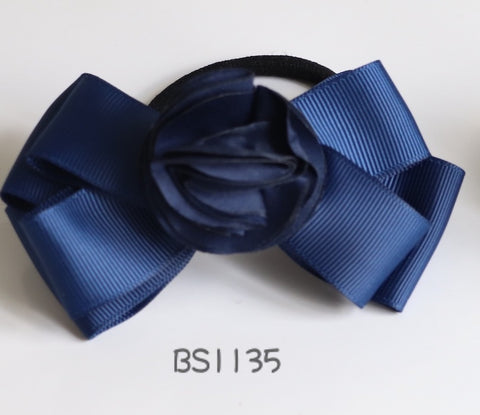 School Hair Accessories, Navy (BS1135-BS1136)