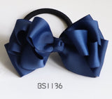 School Hair Accessories, Navy (BS1135-BS1136)