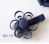 School Hair Accessories, Navy (BS1137-BS1140)