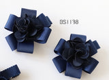 School Hair Accessories, Navy (BS1137-BS1140)