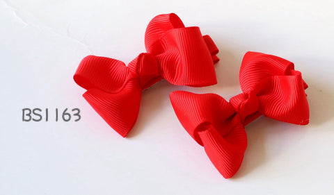 School Hair Accessories, Red (BS1163-BS1165)