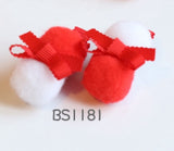 School Hair Accessories, Red (BS1175-BS1182)