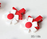 School Hair Accessories, Red (BS1186-BS1188)