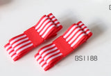 School Hair Accessories, Red (BS1186-BS1188)