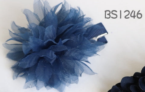 School Hair Accessories, Navy (BS1246-BS1251)