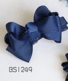 School Hair Accessories, Navy (BS1246-BS1251)