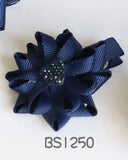 School Hair Accessories, Navy (BS1246-BS1251)