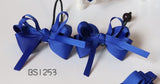 School Hair Accessories, Royal Blue/ DGJS (BS1252-BS1255)