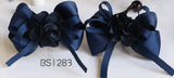 School Hair Accessories, Navy (BS1281-BS1284)