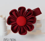 School Hair Accessories, Burgundy (BS1304-BS1307)