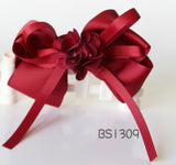 School Hair Accessories, Burgundy (BS1308-BS1310)