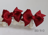 School Hair Accessories, Burgundy (BS1308-BS1310)