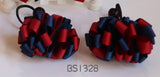 School Hair Accessories, Navy and Red (BS1325-BS1328)