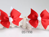 School Hair Accessories, Red (BS1135-BS1138)