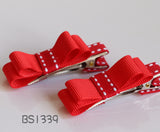 School Hair Accessories, Red (BS1339)