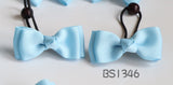 School Hair Accessories, Navy/ Royal Blue/ Light Blue/ DGJS (BS1343-BS1347)