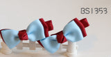 School Hair Accessories, Burgundy (BS1353-BS1356)