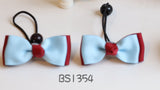 School Hair Accessories, Burgundy (BS1353-BS1356)