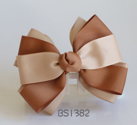 Brown School Hair Accessories, Brown (BS1382-BS1384)