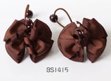 Brown School Hair Accessories, Brown (BS1414-BS1416)